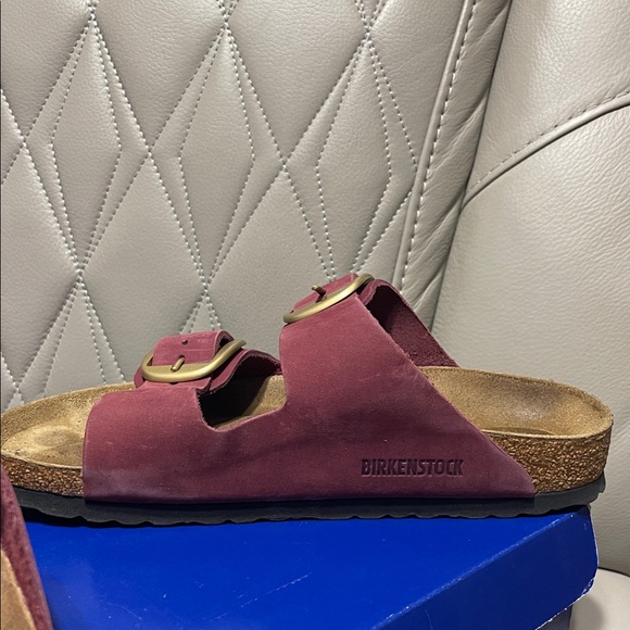 Birkenstock Arizona BS Patent Sand Sandal in Patent Sand - Picture 5 of 15